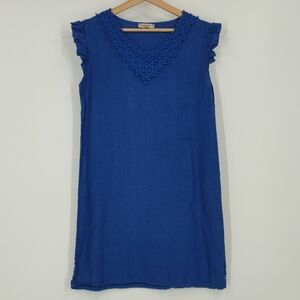 Via Signoria Lacey Linen Dress